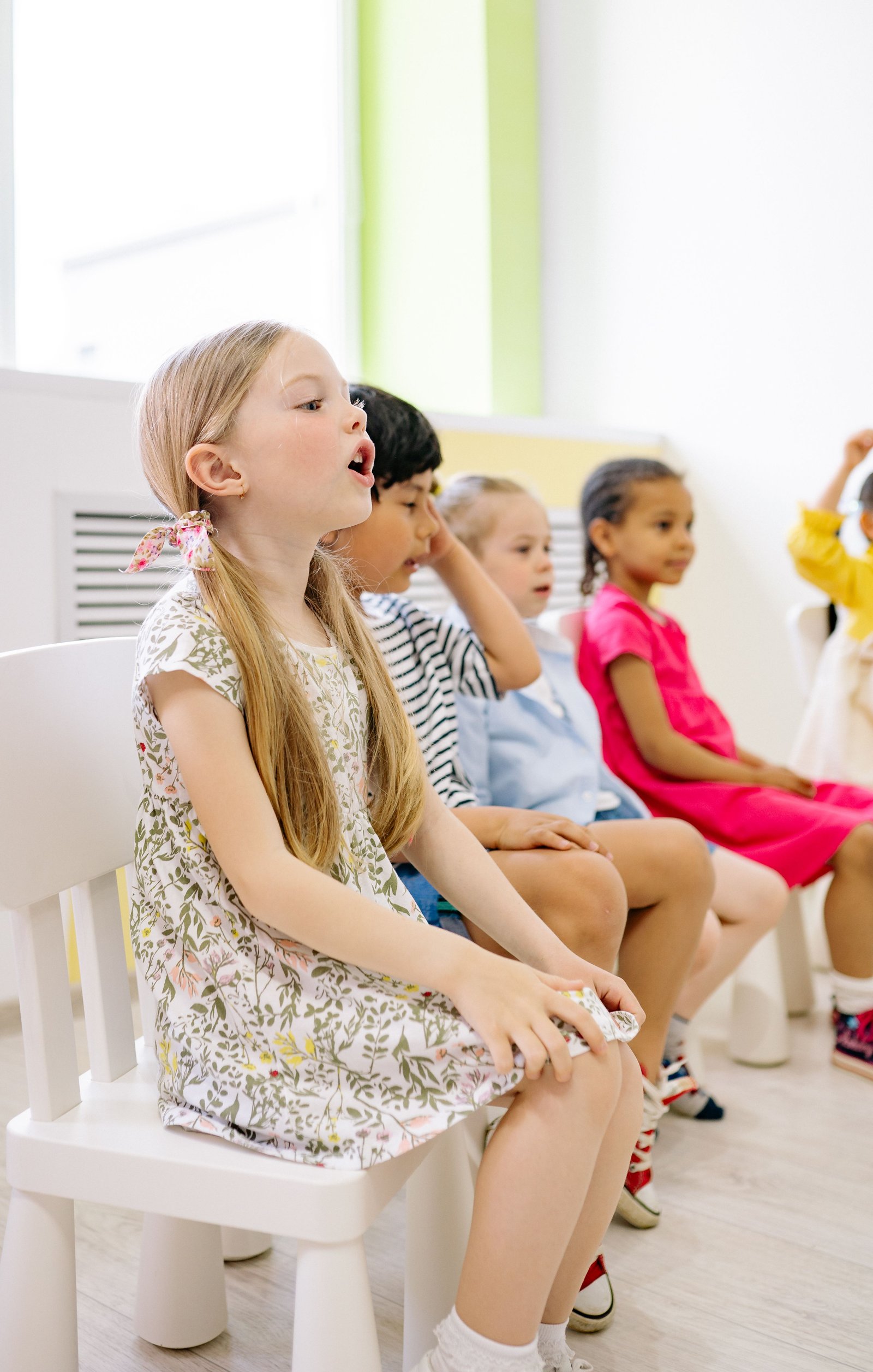 Patient undergoing speech therapy